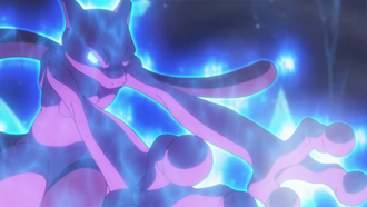 Mewtwo de Elaine usando psíquico.