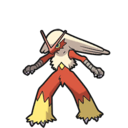 Icono de Blaziken en Pokémon Escarlata y Púrpura