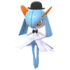 Kirlia con disfraz de la Semana de la Moda