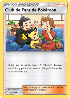 Carta Club de Fans de Pokémon