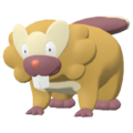 Imagen de Bibarel variocolor hembra en Leyendas Pokémon: Arceus