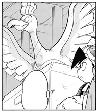 Estatua de Ho-Oh dentro de la torre.