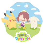 Pegatina de Ditto, Pikachu y Palidachu.