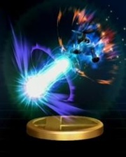 Trofeo del Smash Final de Lucario en Brawl, Tormenta aural.