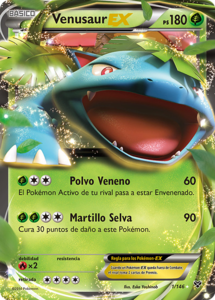 Venusaur-EX (XY TCG) - WikiDex, la enciclopedia Pokémon
