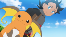 Raichu junto a Goh.