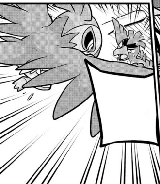 Hawlucha de Bea/Judith usando plancha voladora.