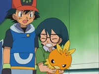 Torchic usando picotazo.