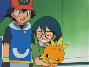 Torchic usando picotazo.
