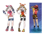 Comparación entre los diseños de Aura en los videojuegos y el visto en el libro de arte conceptual.