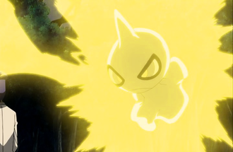 Shuppet usando rayo.