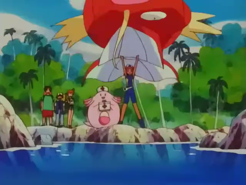 Archivo:EP094 Joy y Magikarp.png - WikiDex, la enciclopedia Pokémon