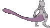 Imagen posterior de Mewtwo en Pokémon X, Pokémon Y, Pokémon Rubí Omega, Pokémon Zafiro Alfa, Pokémon Sol, Pokémon Luna, Pokémon Ultrasol y Pokémon Ultraluna
