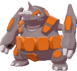 Imagen de Rhyperior hembra en Pokémon Espada y Pokémon Escudo