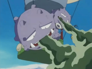 Weezing usando pantallahumo.