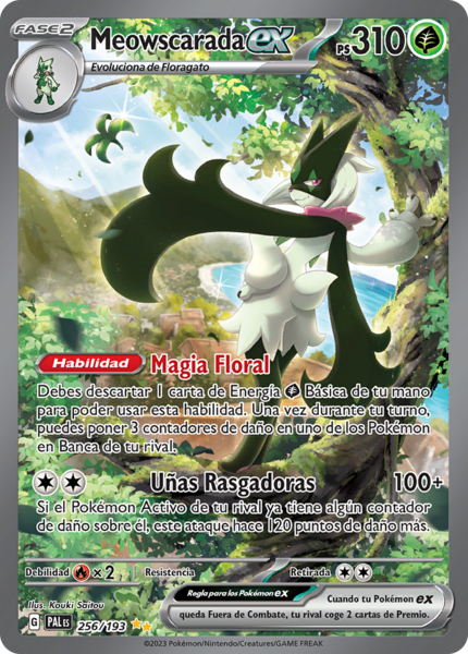 Pokémon Meowscarada Figura De Batalla 4.5 Pulgadas – Con Ataque De Barra Y Múltiples Puntos De Articulación – Producto Oficial De Jazwares