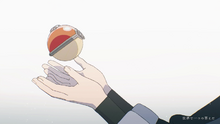 Pokébola/Poké Ball de Hisui de Luka en Crossroad.