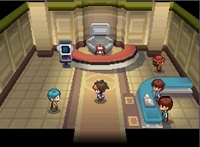 Interior del Centro Pokémon de la Calle Victoria en N2/B2.