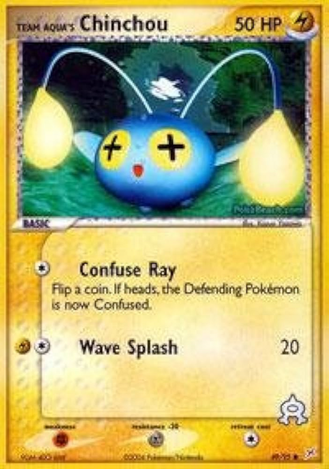 Team Aqua's Chinchou (Team Magma vs Team Aqua TCG) - WikiDex, la ...