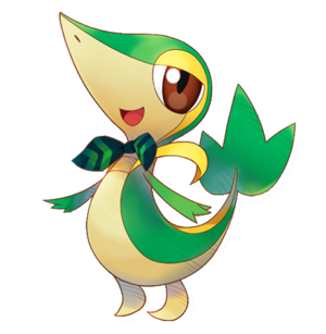 Snivy en Pokémon Mundo megamisterioso.
