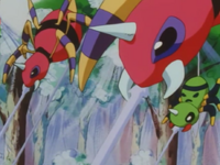 Ariados usando disparo demora.