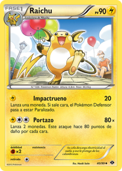 Carta de Raichu