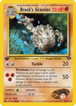 Carta de Brock's Graveler
