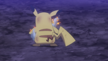 Capitán Pikachu quemado.