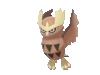 Imagen de Noctowl en Pokémon Espada y Pokémon Escudo