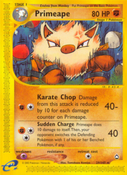 Carta de Primeape