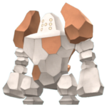 Imagen de Regirock en Pokémon Diamante Brillante y Pokémon Perla Reluciente