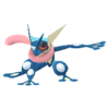 Greninja con disfraz de Halloween