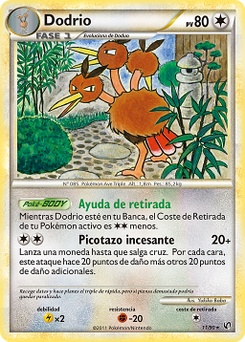 Carta de Dodrio