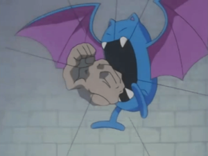 Geodude usando placaje.