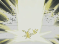 Pikachu usando trueno.