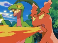 Grovyle usando recurrente.