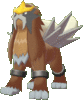 Imagen de Entei variocolor en Pokémon Espada y Pokémon Escudo