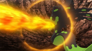 Lanzallamas del Charizard de Alain.