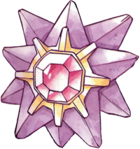 Starmie en Pokémon Rojo y Verde.