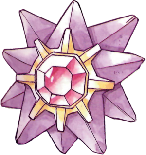 Starmie en Pokémon Rojo y Verde.
