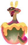 Imagen de Flapple Gigamax variocolor en Pokémon Espada y Pokémon Escudo