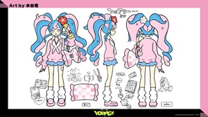 Arte conceptual de Hatsune Miku hada