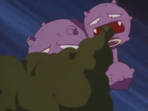 Weezing usando pantallahumo.