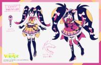 Arte conceptual de Hatsune Miku en MELLOMELLOID.