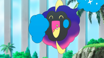 Nebby/Nebulilla comiendo dulces.