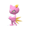 Imagen de Sneasel variocolor hembra en Pokémon Diamante Brillante y Pokémon Perla Reluciente