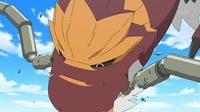 Tyrantrum usando mordisco.