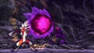 Lycanroc usando alarido.