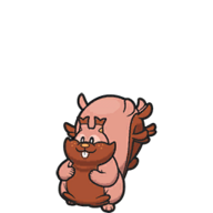 Icono de Greedent en Pokémon Escarlata y Púrpura