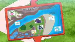 Hábitat de los Pokémon en los alrededores de la Montaña Tengu.